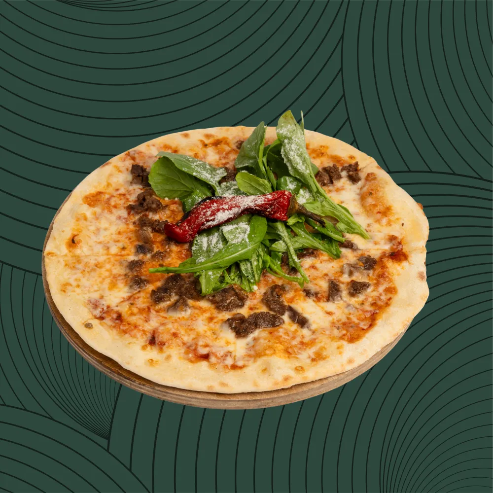 Kavurmalı Pizza